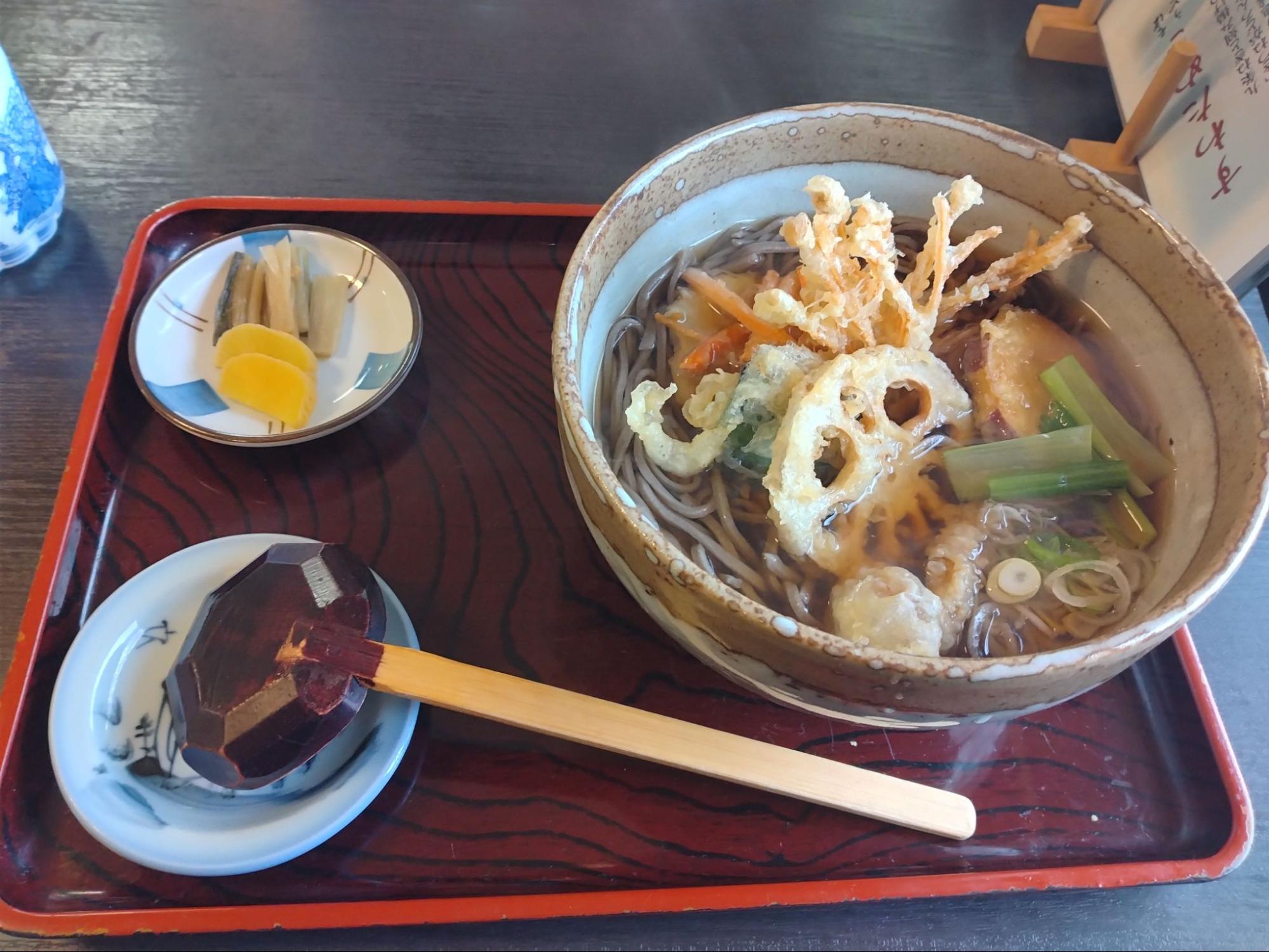 天ぷらそば